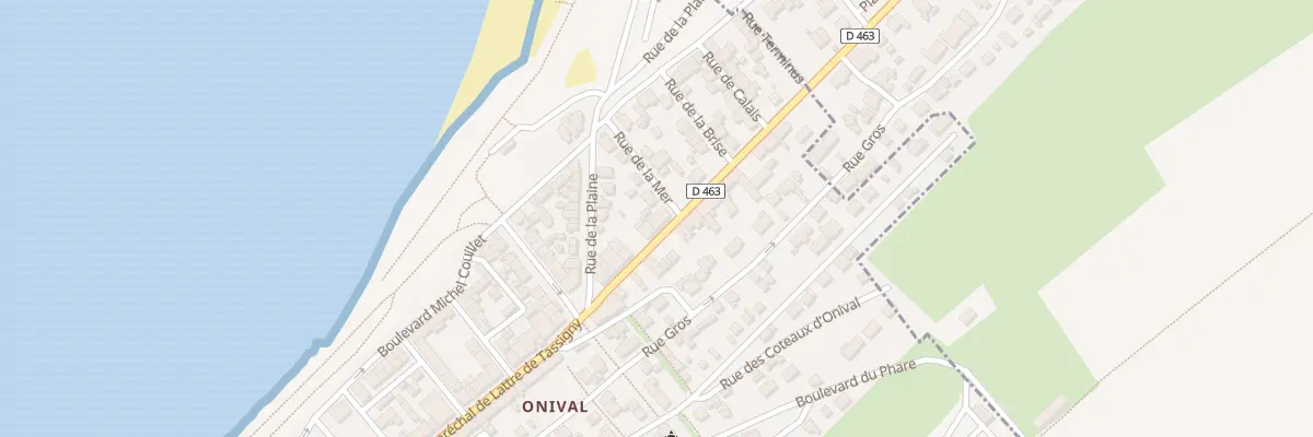 Plan du 95 Rue de Saint-valery à Ault