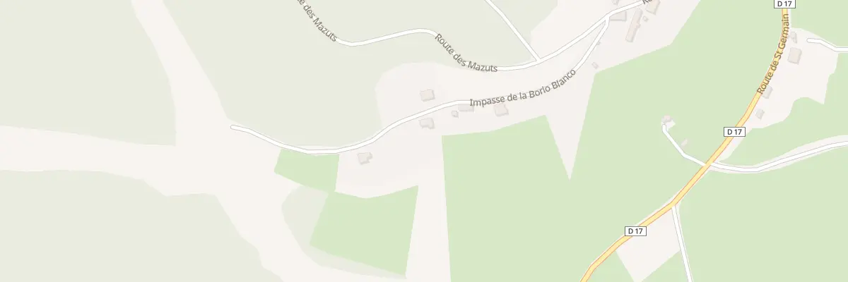 Plan du 5586F La Borio Blanco à Saint-Chamarand