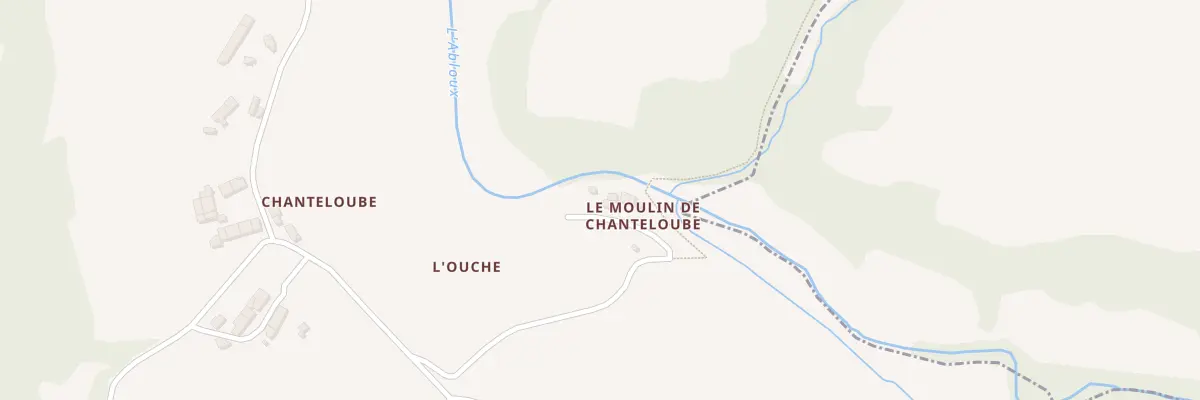 Plan du 1 Moulin de Chanteloube à Saint-Gilles