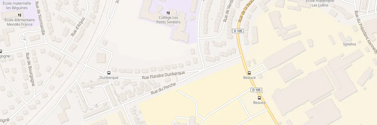 Plan du 2 Rue Flandre Dunkerque 40 à Lucé