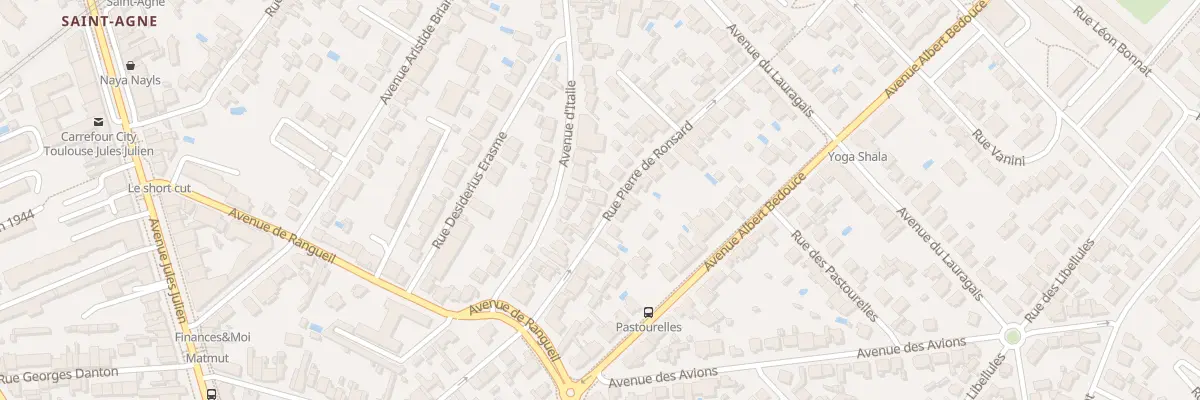 Plan du 33 Rue Ronsard à Toulouse