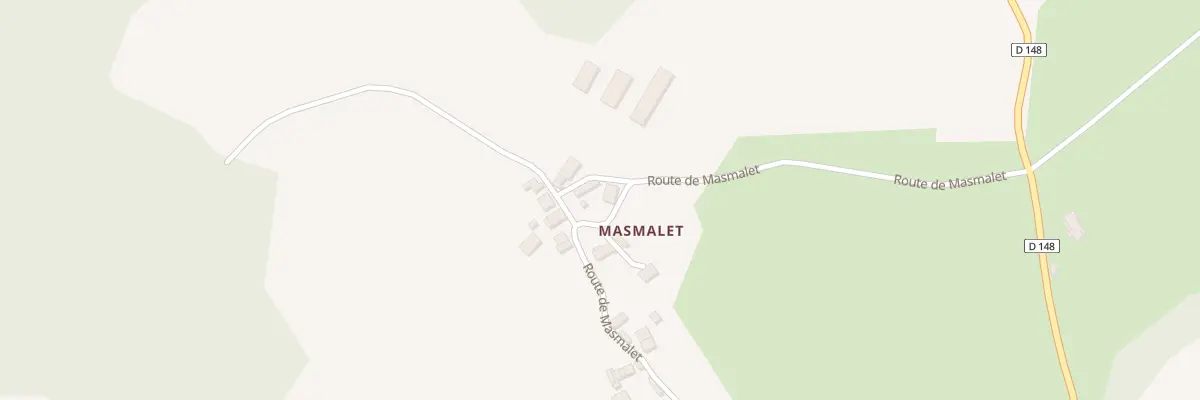 Plan du 697 Rte de Masmalet à Orgnac-sur-Vézère