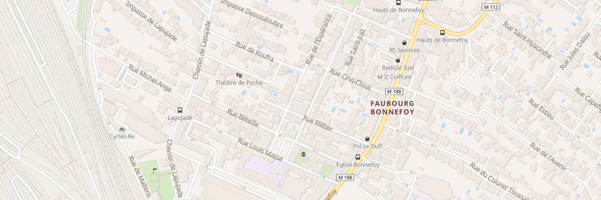 Plan du 6 Rue de l’Espérance à Toulouse