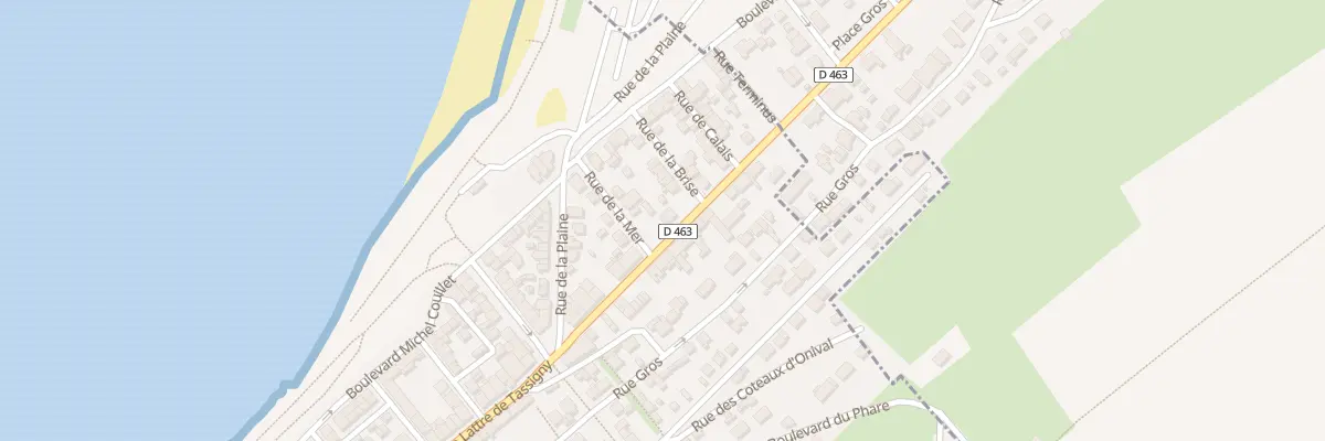 Plan du 9 Rue de la Mer à Ault