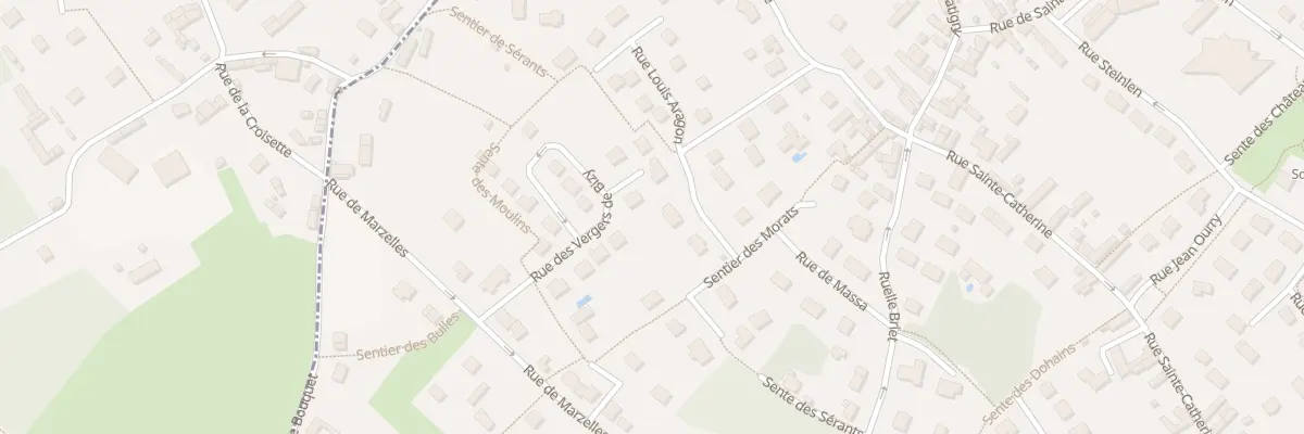 Plan du 3 Sen des Serants En Morats à Vernon