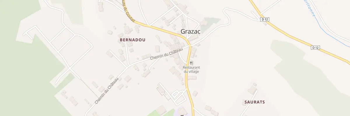 Plan du 108 Village à Grazac