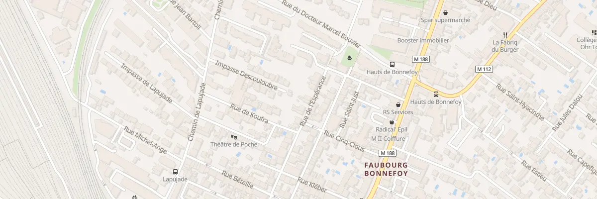Plan du 27 Rue de l’Espérance à Toulouse