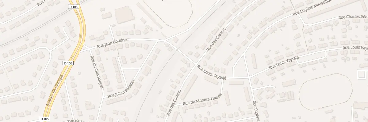 Plan du 1 Rue Jean Boudrie à Lucé