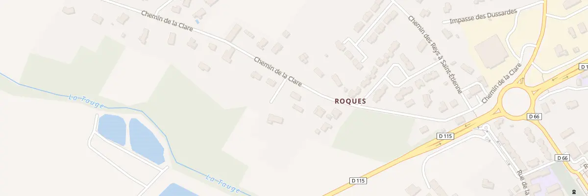 Plan du 485 Che de la Clare à Saint-Étienne-de-Tulmont