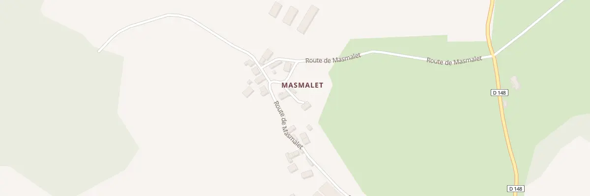 Plan du 614 Rte de Masmalet à Orgnac-sur-Vézère