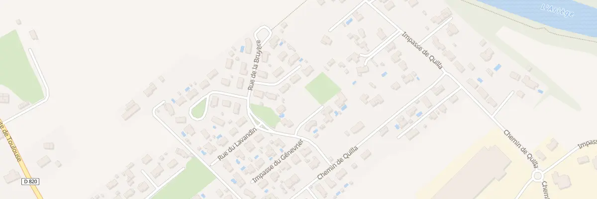 Plan du 6 Imp du Laurier à Auterive