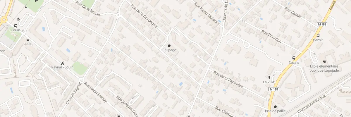 Plan du 27 Rue Claude Vernet à Toulouse