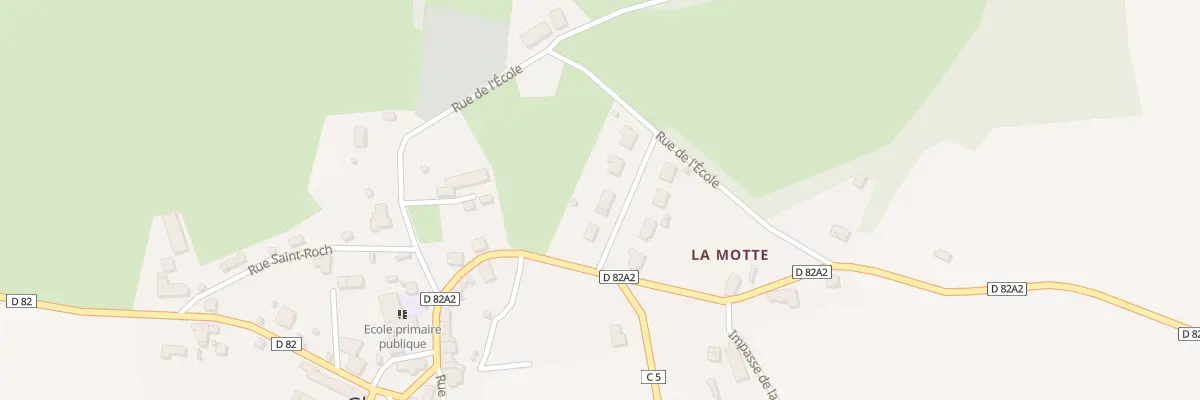 Plan du 5046C Le Bourg à Glanges