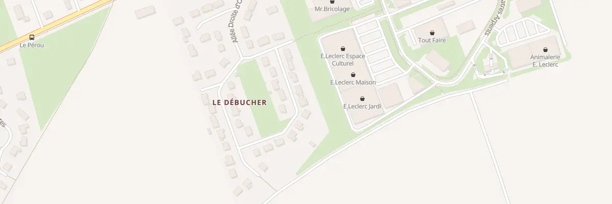 Plan du 32 Allée Droite d’Oulins à Anet