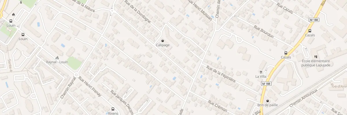 Plan du 29 Rue Claude Vernet à Toulouse