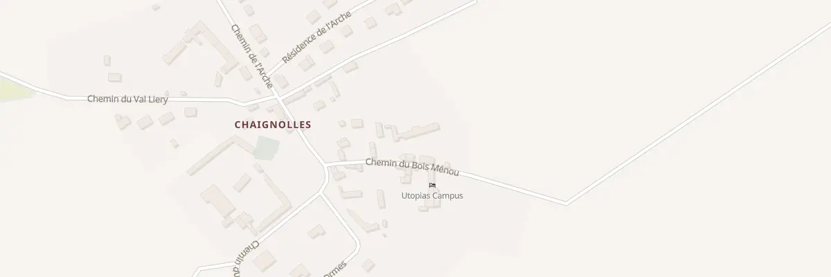 Plan du 9 Che du Bois Ménou à Chaignes