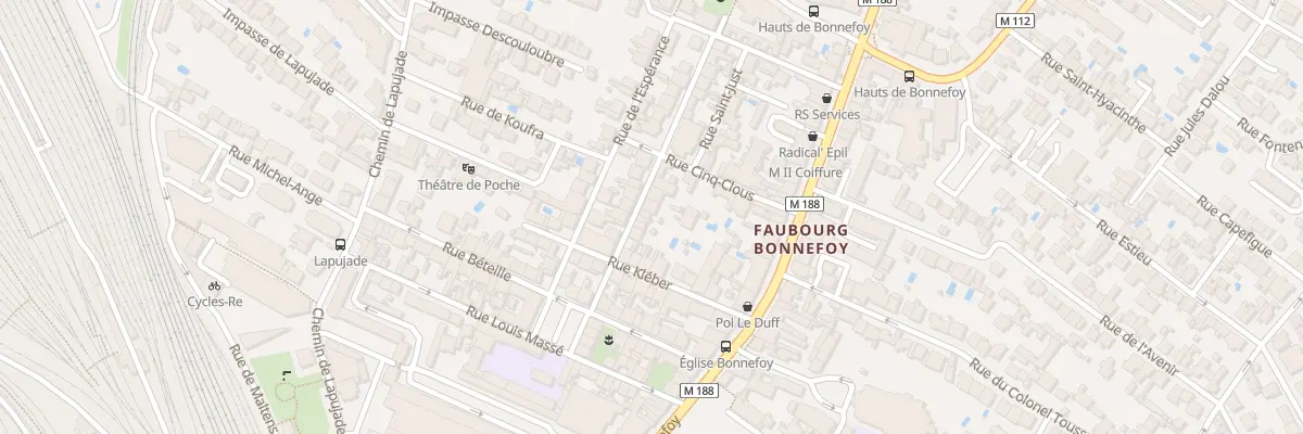 Plan du 16 Rue du Clairon Pouget à Toulouse