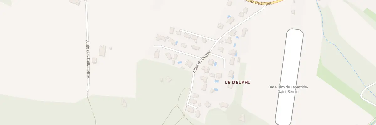 Plan du 10 All du Delphi à Labastide-Saint-Sernin