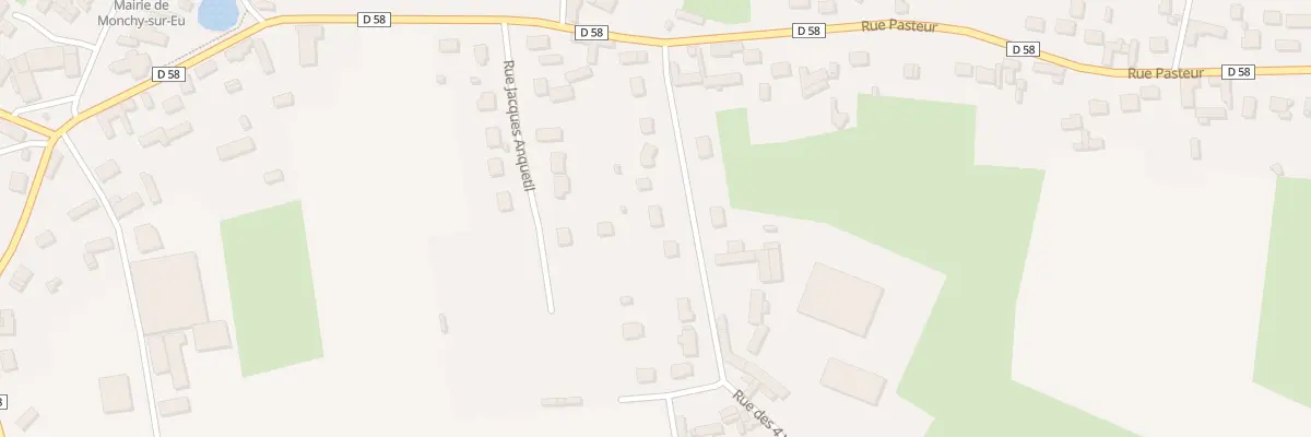 Plan du 1 Rue des Quatre Vents à Monchy-sur-Eu
