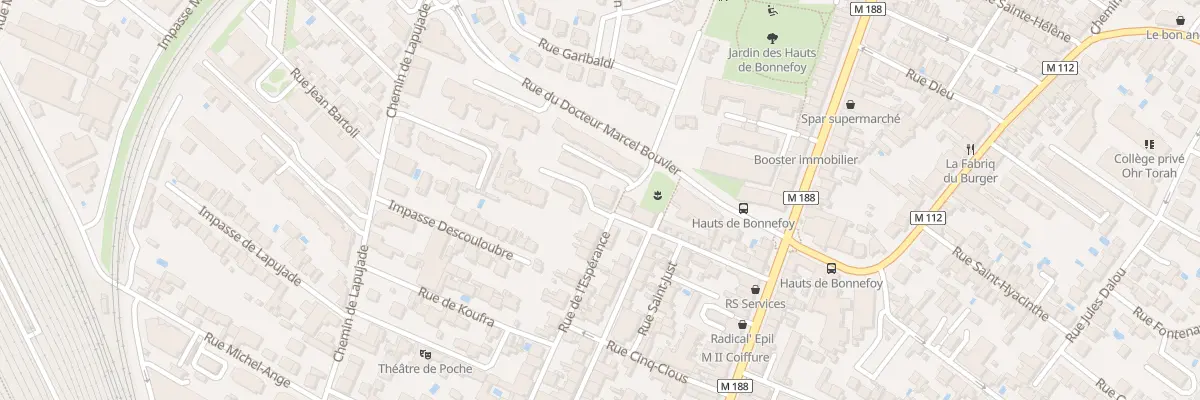 Plan du 39 Rue de l’Espérance à Toulouse