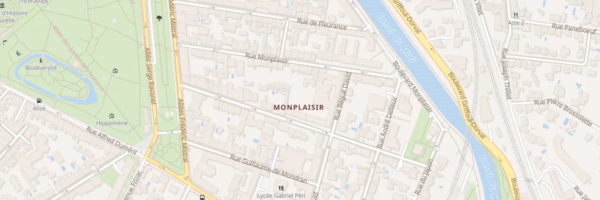 Plan du 27 Rue Martyrs de Liberation à Toulouse