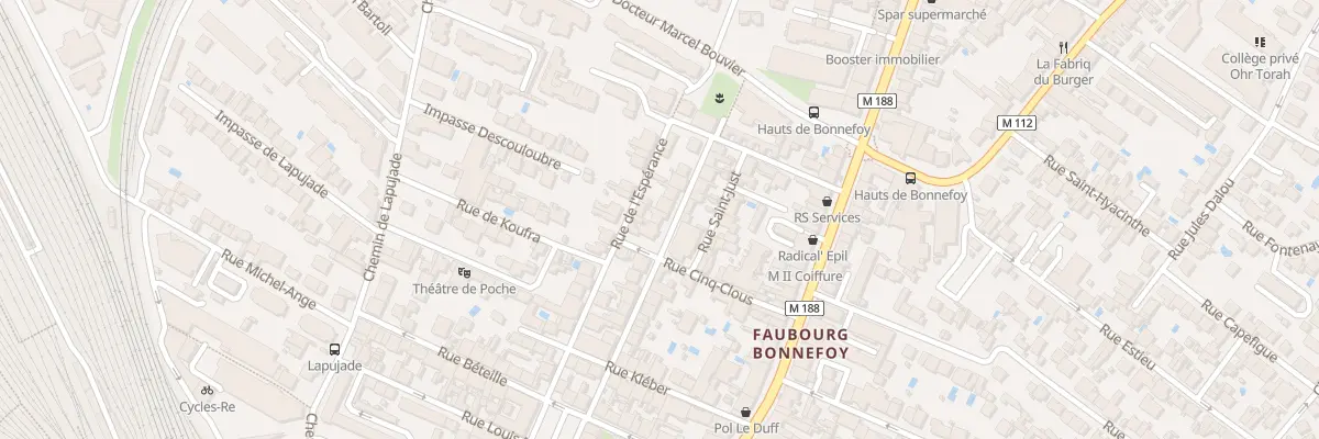Plan du 29 Rue du Clairon Pouget à Toulouse