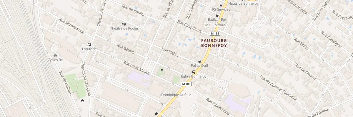 Plan du 9 Rue Kléber à Toulouse