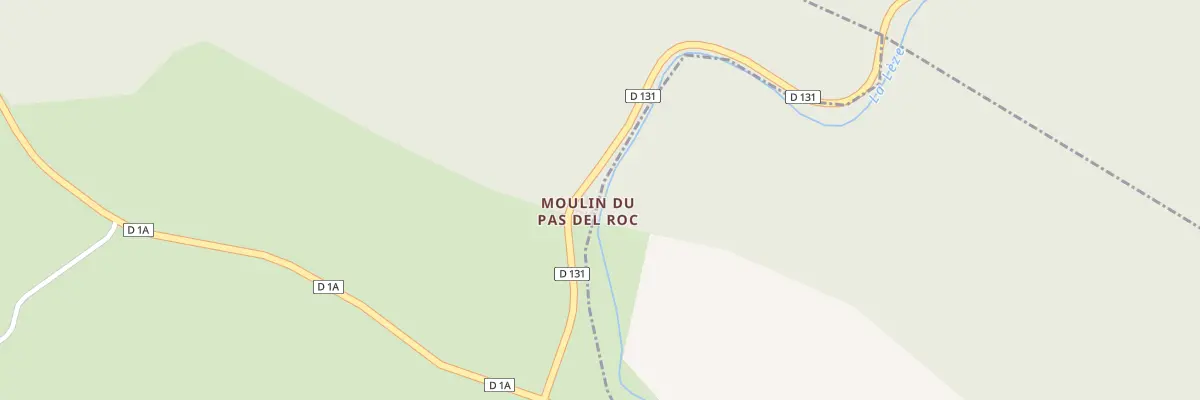 Plan du 69 Pas Del Roc à Gabre