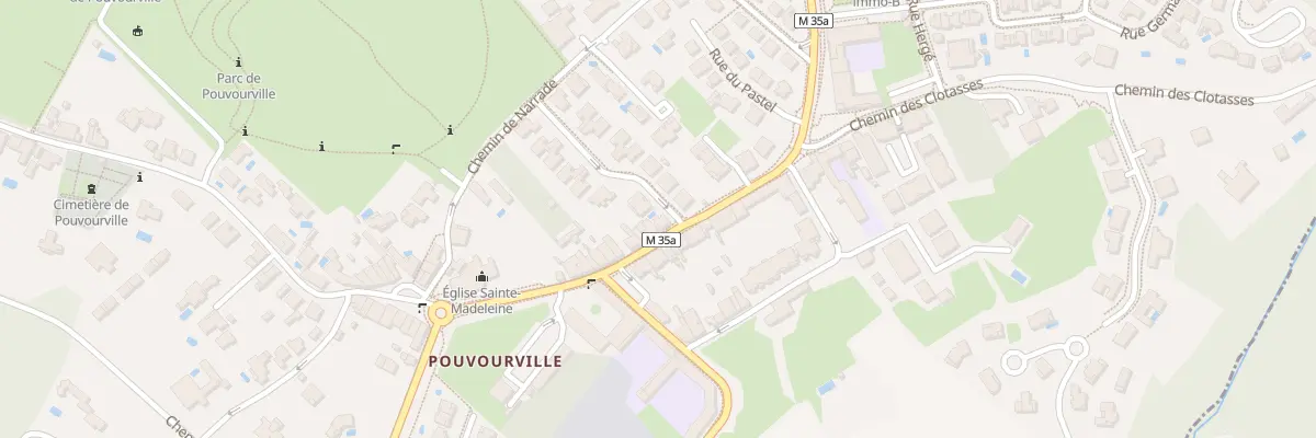 Plan du 12 Rue de Fondeville à Toulouse