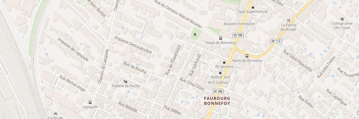 Plan du 33 Rue du Clairon Pouget à Toulouse