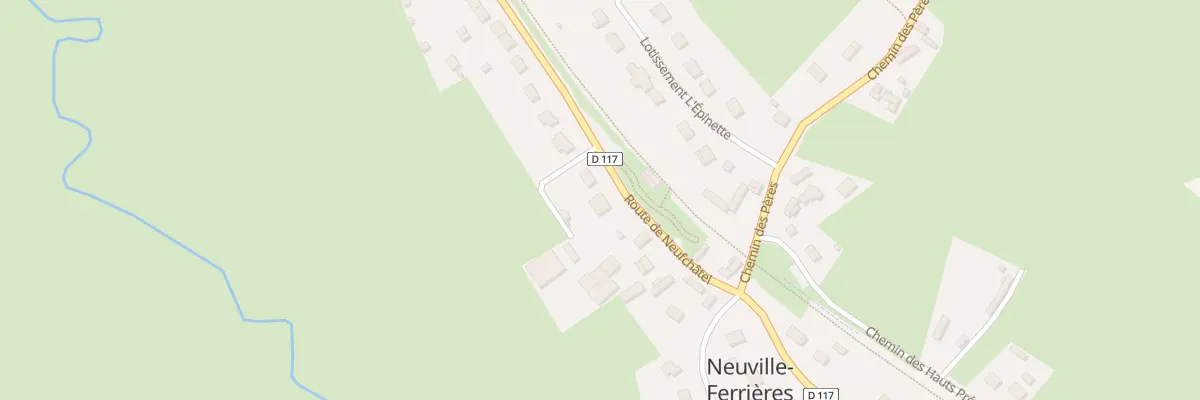 Plan du 494 Rte de Neufchâtel à Neuville-Ferrières