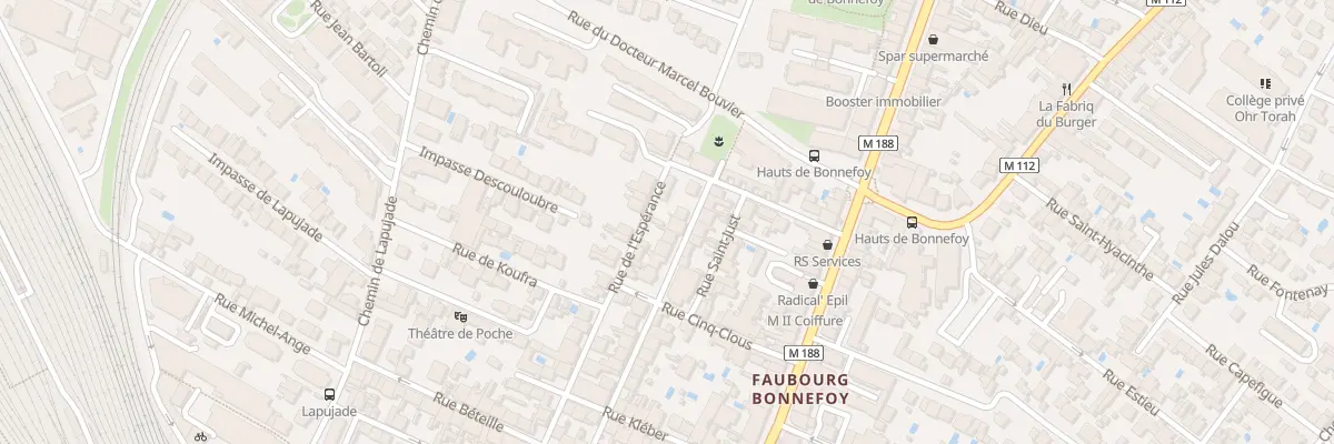 Plan du 35 Rue du Clairon Pouget à Toulouse