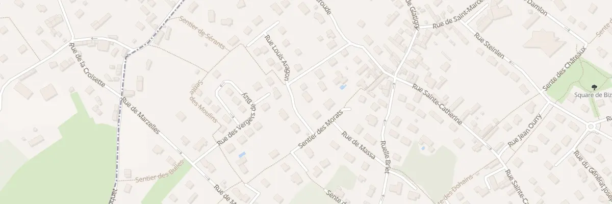 Plan du 2 Sen des Serants En Morats à Vernon