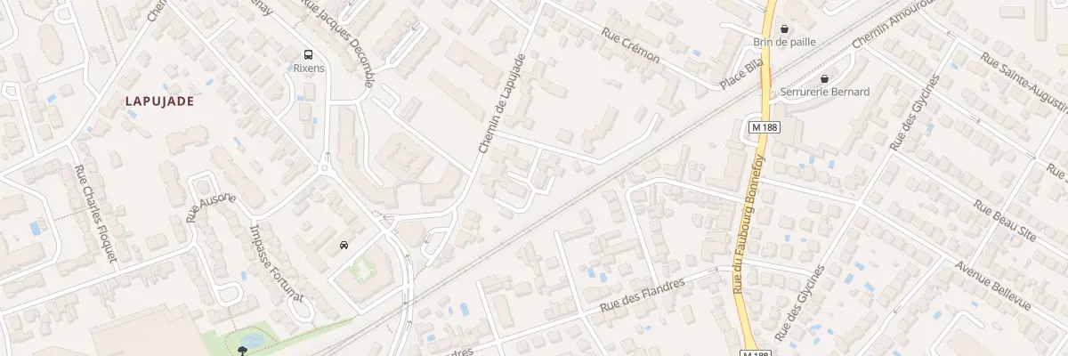 Plan du 3 Imp Jim Morrison à Toulouse