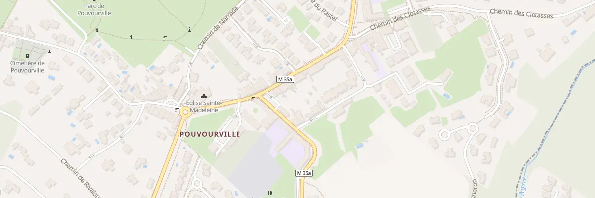 Plan du 19 Rue de Fondeville à Toulouse