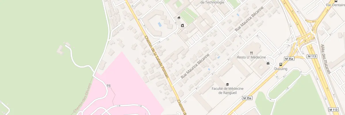 Plan du 34 Che de la Salade Ponsan à Toulouse