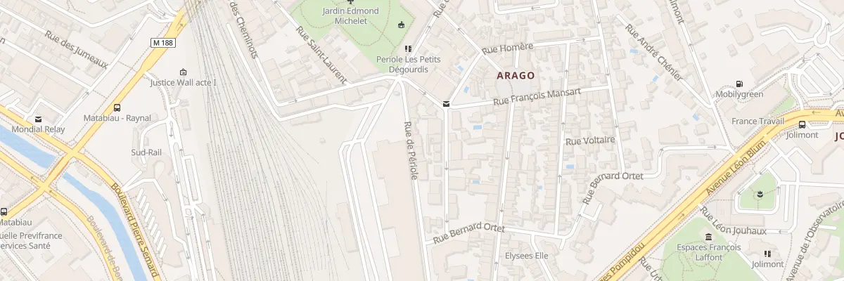Plan du 44 Rue de Périole à Toulouse