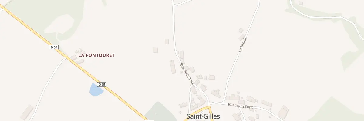 Plan du 14 Rue de la Tour à Saint-Gilles