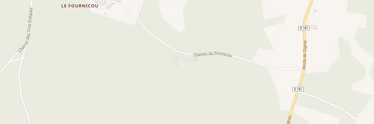Plan du 5038 Le Fournicou à Estivals
