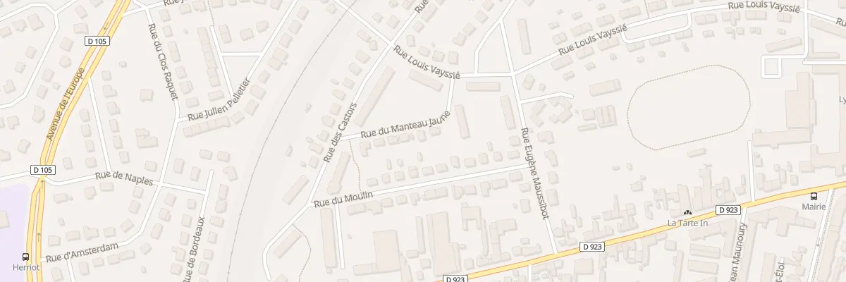 Plan du 7 Rue du Manteau Jaune à Lucé