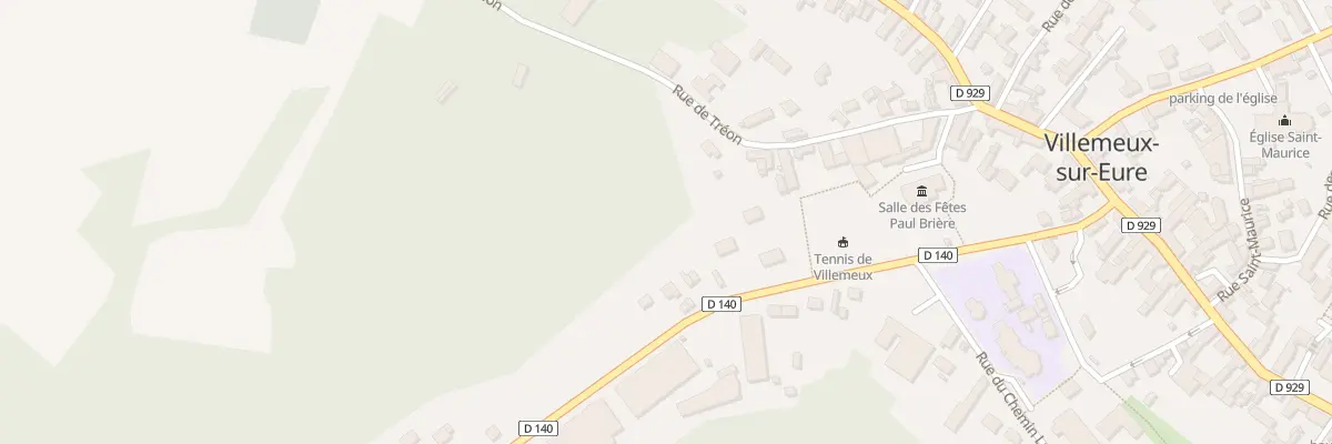 Plan du 8 Rue de la Libération à Villemeux-sur-Eure