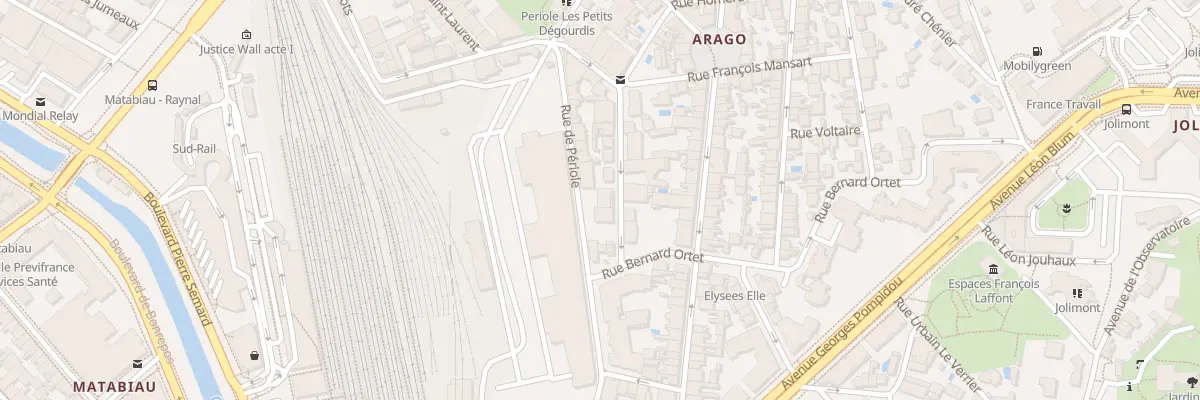 Plan du 30 Rue de Périole à Toulouse