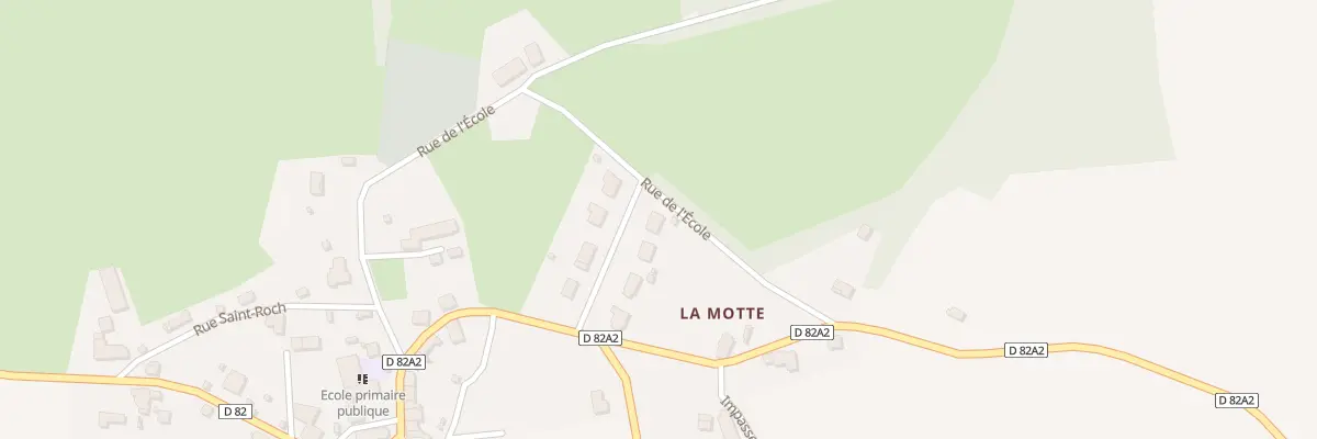 Plan du 5046D Le Bourg à Glanges