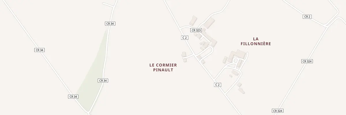 Plan du 5419 Le Cormier Pinault à Luçay-le-Mâle