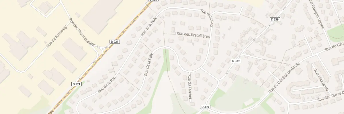 Plan du 100 Rue de la Paix à Luisant