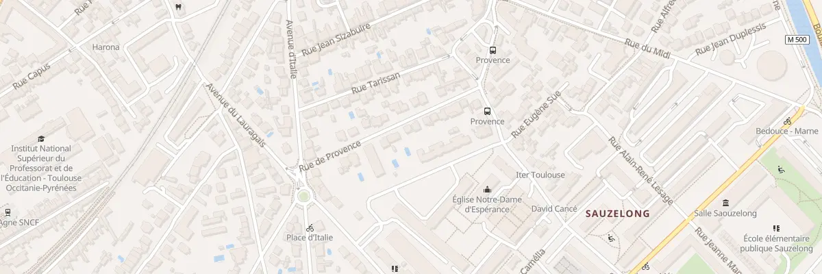 Plan du 16B Rue de Provence à Toulouse