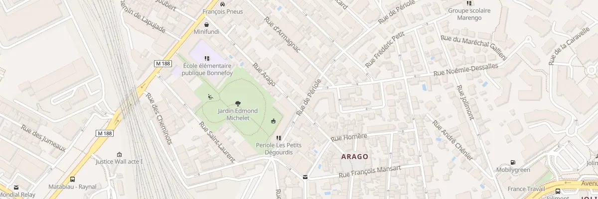 Plan du 35 Rue de Périole à Toulouse