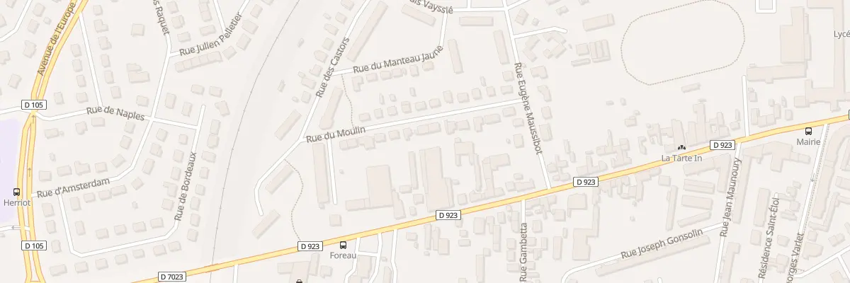 Plan du 13 Rue du Moulin à Lucé