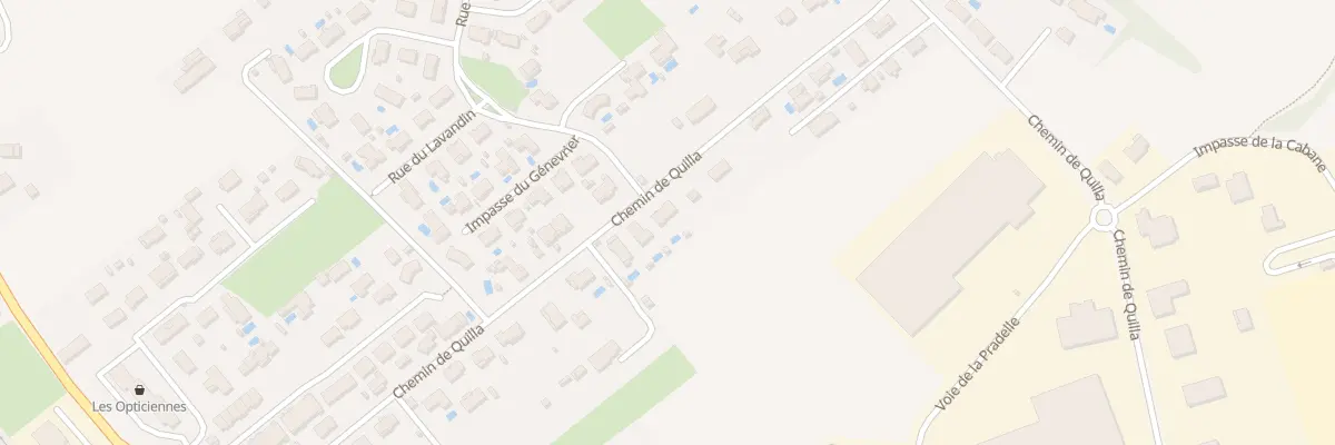 Plan du 105A Che de Quilla à Auterive