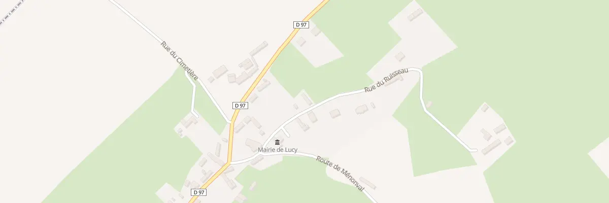 Plan du 1 Rue du Ruisseau à Lucy